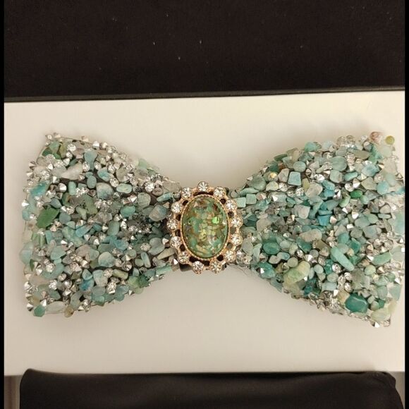 COPY - MEN'S E J SAMUEL BLING BLING CRYSTAL BOWTIE SET. - Picture 1 of 4